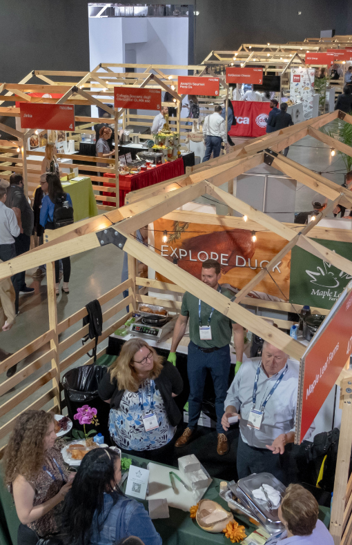 Increasing show floor